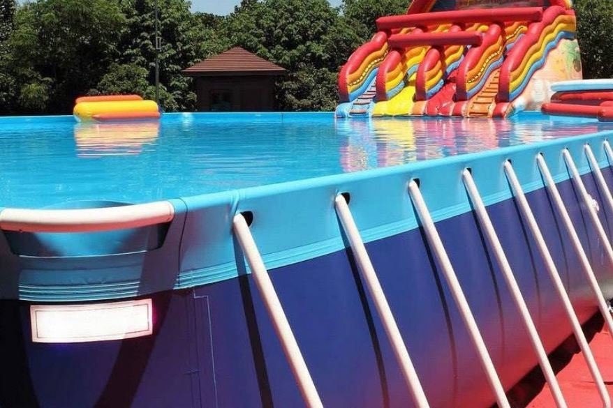 Сборный летний бассейн для мероприятий 20 x 25 x 1,32 метра (рис.2)