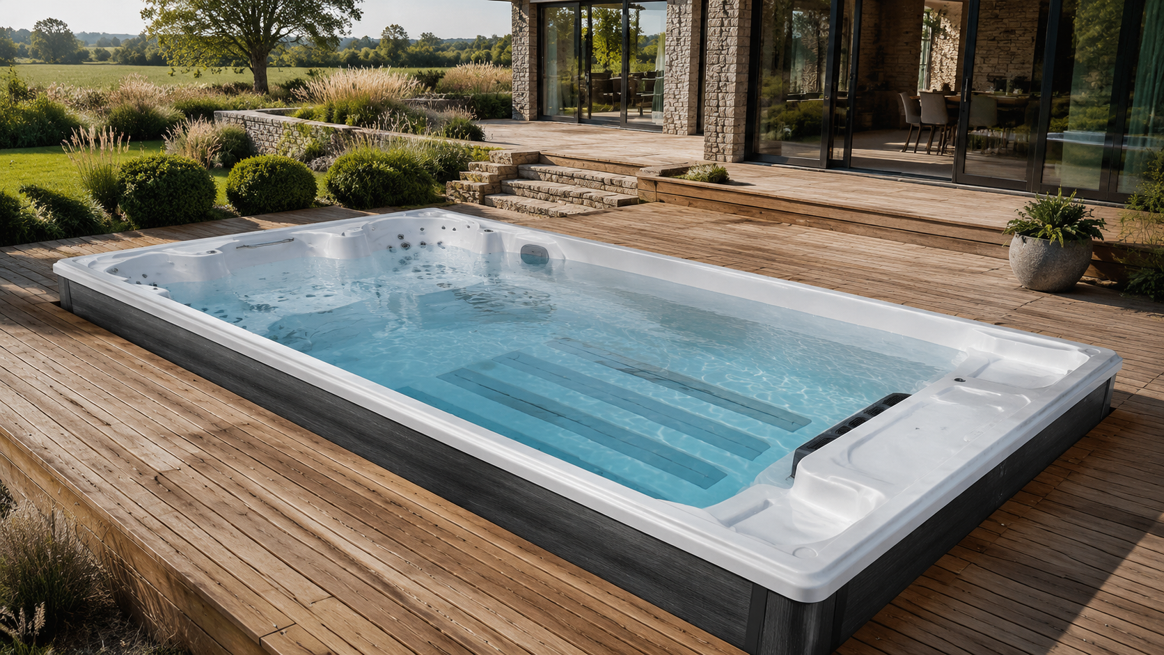 Плавательный SPA-бассейн AquaVita TURBO 580 (рис.4) Плавательный SPA-бассейн AquaVita TURBO 580 (рис.4)