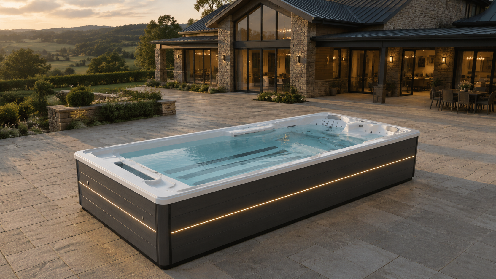 Плавательный SPA-бассейн AquaVita TURBO 580 (рис.3) Плавательный SPA-бассейн AquaVita TURBO 580 (рис.3)